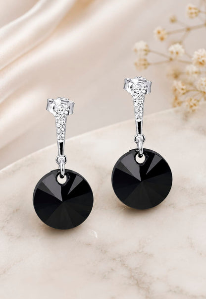 Aros Paris Plata 925 Cristal Swarovski® Silver Night