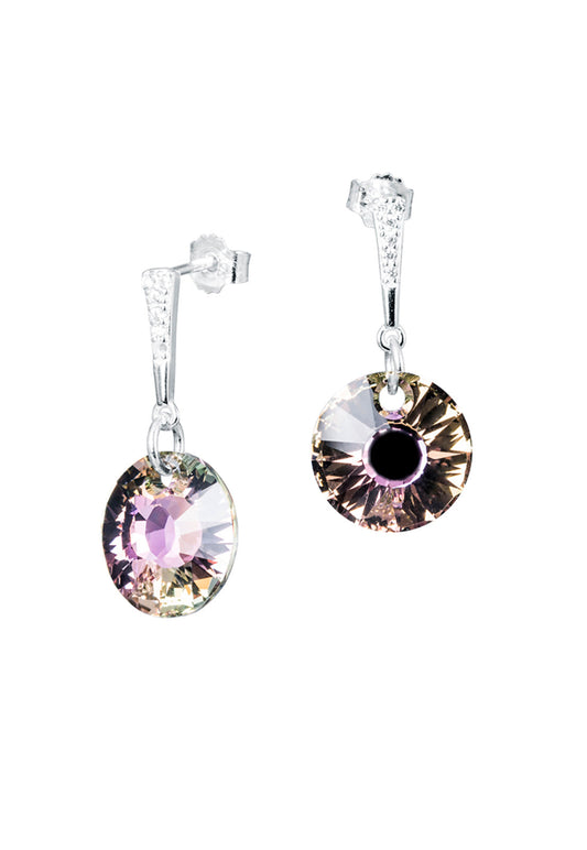 Aros Paris Plata 925 Cristal Swarovski® Vitral Light