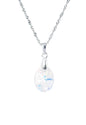 Collar Praga Plata 925 Cristal Swarovski® Aurora Boreal