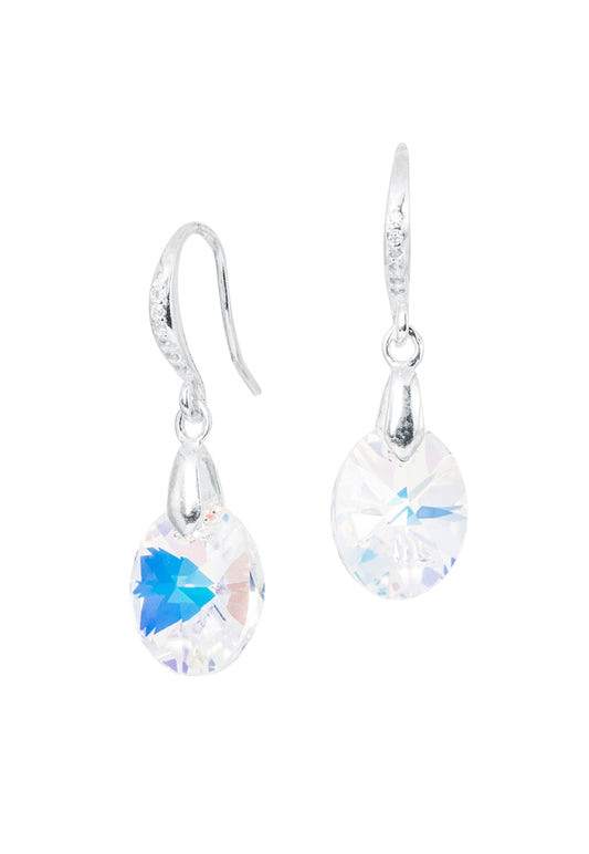 Aros Praga Plata 925 Cristal Swarovski® Aurora Boreal