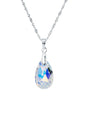 Collar Petra Plata 925 Cristal Swarovski® Aurora Boreal