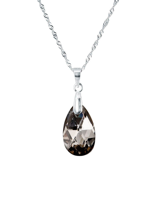 Collar Petra Plata 925 Cristal Swarovski® Silver Night