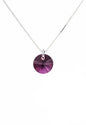 Collar Punto de Luz Plata 925 Cristal Swarovski®  Antique Pink
