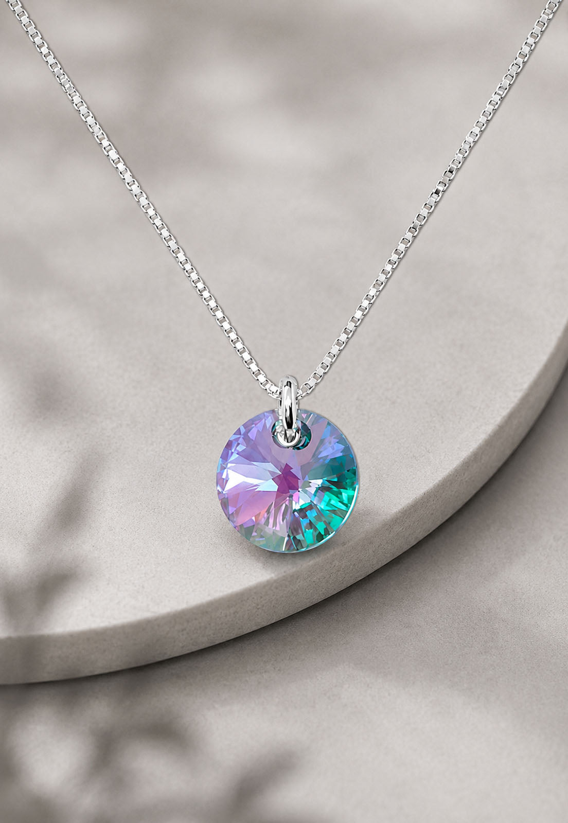 Collar Punto de Luz Plata 925 Cristal Swarovski®  Paradise Shine