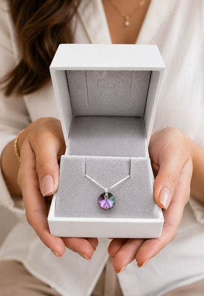 Collar Punto de Luz Plata 925 Cristal Swarovski®  Paradise Shine
