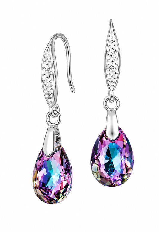 Aros Capricho Plata 925 Cristal Swarovski® Vitral Light