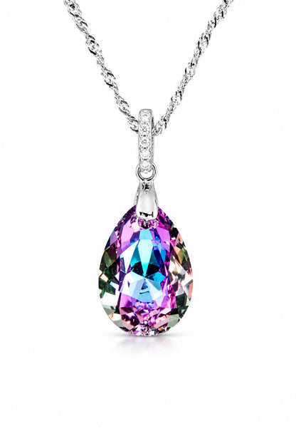 Collar Capricho Plata 925 Cristal Swarovski® Vitral Light