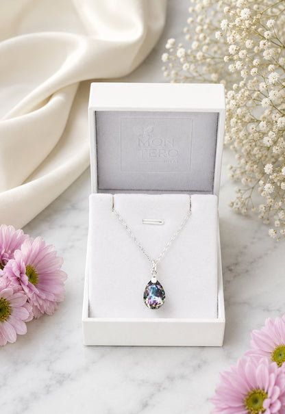Collar Capricho Plata 925 Cristal Swarovski® Vitral Light