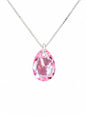 Collar Gota de Luz Plata 925 Cristal Swarovski® Light Rose