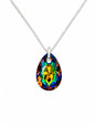 Collar Gota de Luz Plata 925 Cristal Swarovski® Vitral Medium