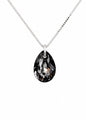 Collar Gota de Luz Plata 925 Cristal Swarovski® Silver Night