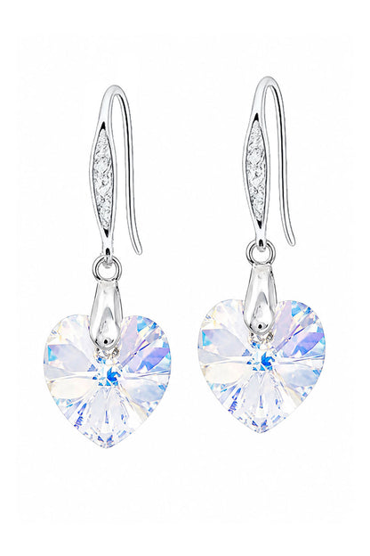 Aros Gran Romance Plata 925 Cristal Cristal Swarovski® Aurora Boreal