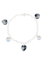 Pulsera Romance Plata 925 Cristal Swarovski® Silver Night