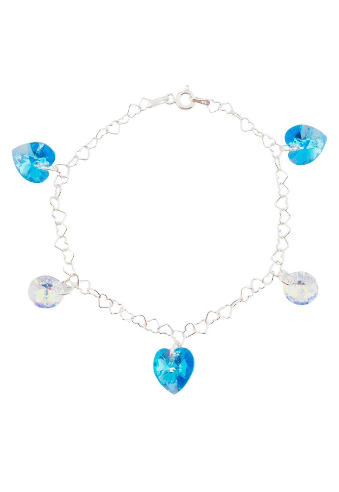 Pulsera Romance Plata 925 Cristal Swarovski® Aquamarine
