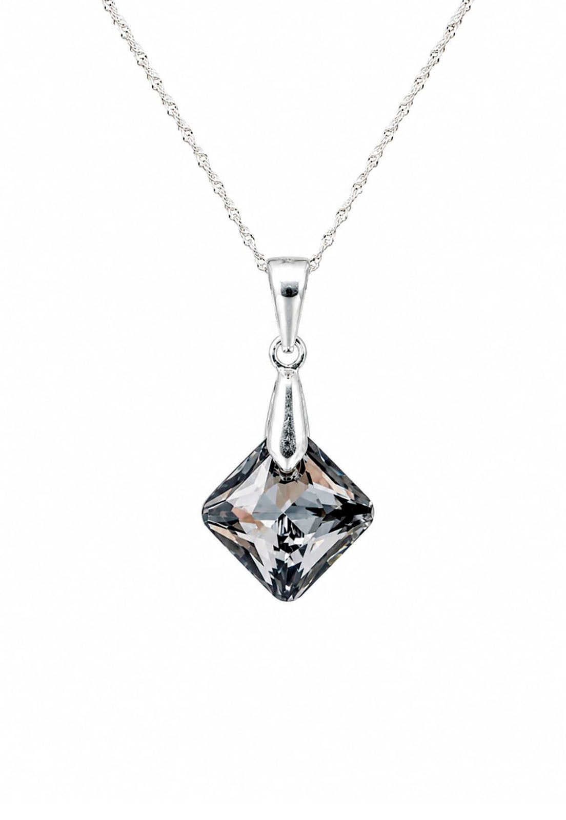Collar Cristina Plata 925 Cristal Swarovski® Silver Night