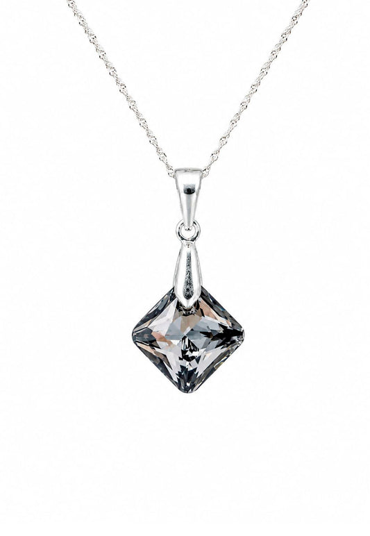 Collar Cristina Plata 925 Cristal Swarovski® Silver Night