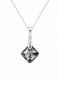 Collar Cristina Plata 925 Cristal Swarovski® Silver Night