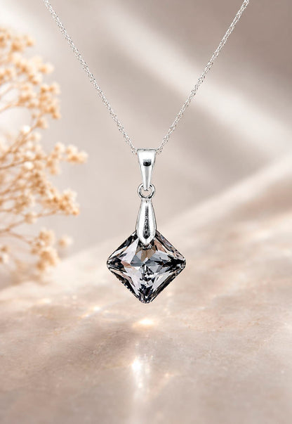 Collar Cristina Plata 925 Cristal Swarovski® Silver Night