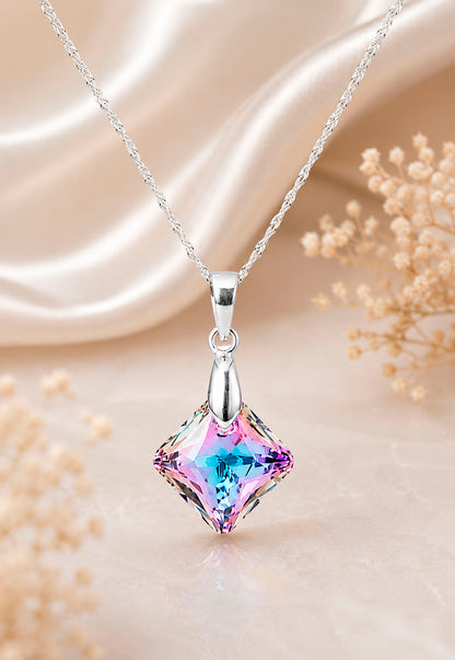 Collar Cristina Plata 925 Cristal Swarovski® Vitral Light