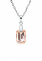 Collar Estefania Plata 925 Cristal Swarovski® Golden Shadow