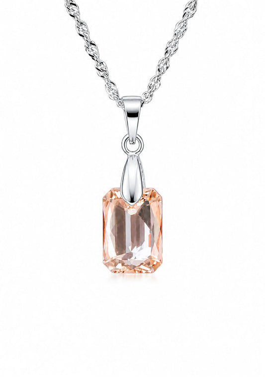 Collar Estefania Plata 925 Cristal Swarovski® Golden Shadow