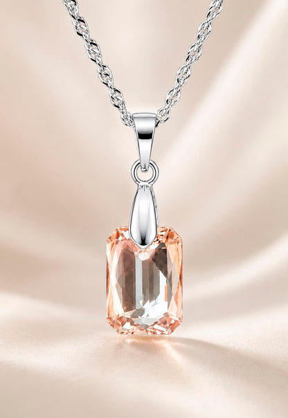 Collar Estefania Plata 925 Cristal Swarovski® Golden Shadow