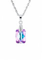 Collar Estefanía Plata 925 Cristal Swarovski® Vitral Light