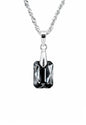 Collar Estefanía Plata 925 Cristal Swarovski® Silver Night