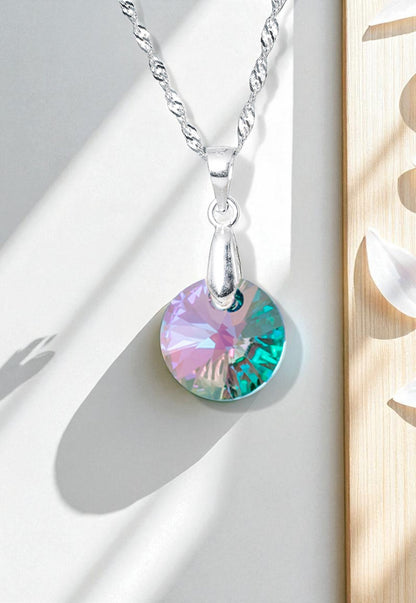 Collar Paris Plata 925 Cristal Genuino Paradise Shine