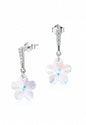 Aros Florencia Plata 925 Cristal Swarovski® Aurora Boreal