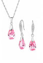 Conjunto Milan Plata 925 Cristal Swarovski®  Light Rose