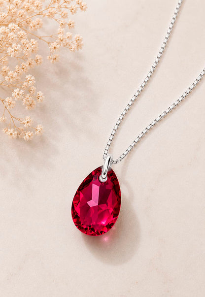 Collar Gota de Luz Plata 925 Cristal Swarovski® Scarleth
