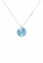 Collar Punto de Luz Plata 925 Cristal Swarovski® Turquesa