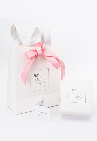 Conjunto Pearl Con Baño de Oro Blanco y Perlas Organicas