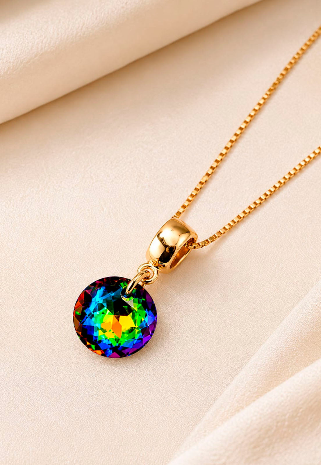 Collar Bali Gold 24K Cristal Swarovski® Vitral Medium
