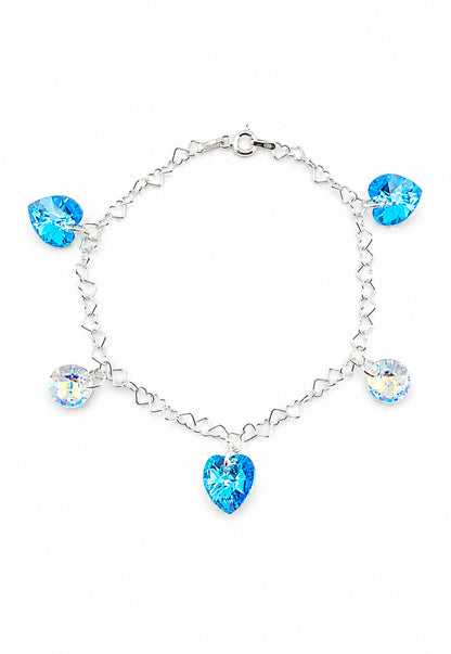 Pulsera Romance Plata 925 Cristal Swarovski® Aquamarine