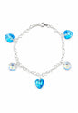 Pulsera Romance Plata 925 Cristal Swarovski® Aquamarine
