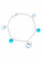 Pulsera Nepal Plata 925 Cristal Swarovski® Turquesa
