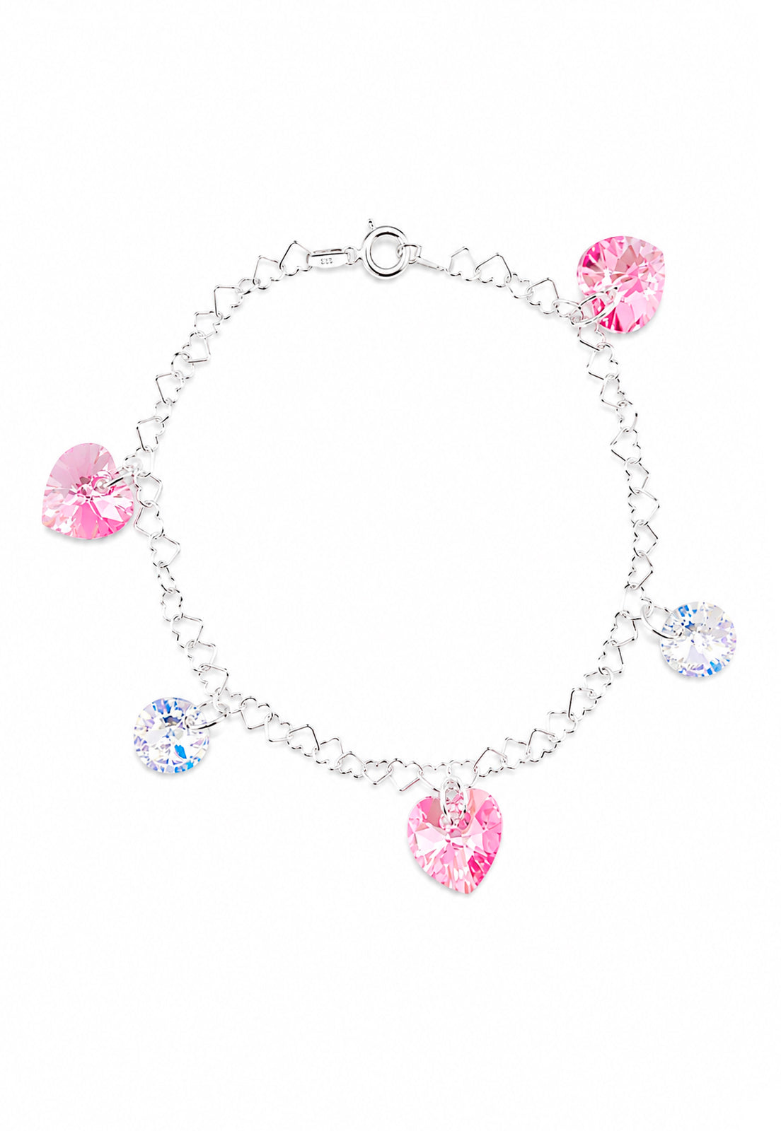 Pulsera Romance Plata 925 Cristal Swarovski® Rose
