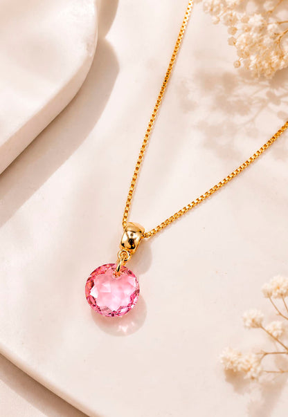 Collar Bali Gold 24K Cristal Swarovski® Light Rose