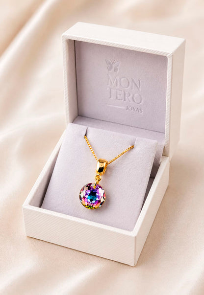 Collar Bali Gold 24K Cristal Swarovski® Vitral Light