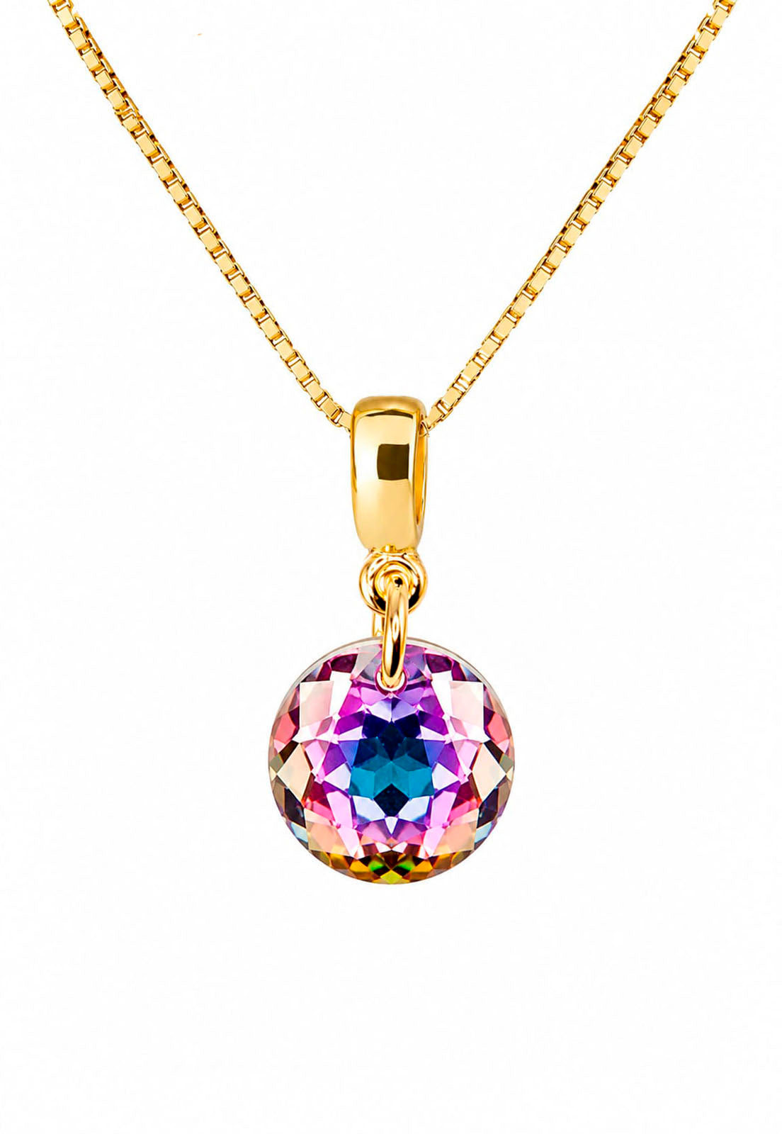 Collar Bali Gold 24K Cristal Swarovski® Vitral Light