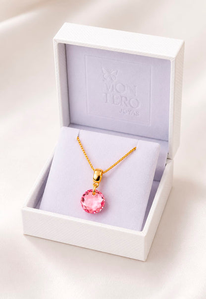 Collar Bali Gold 24K Cristal Swarovski® Light Rose