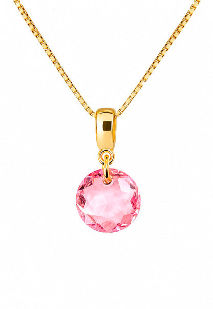 Collar Bali Gold 24K Cristal Swarovski® Light Rose