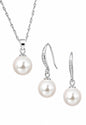 Conjunto Oslo Plata 925 Perlas de Swarovski® Cream