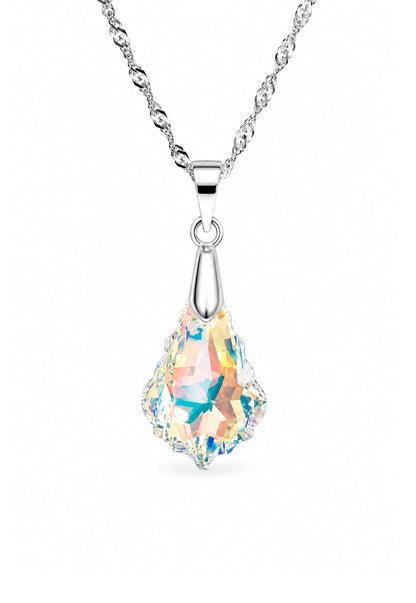 Collar Roma Plata 925 Cristal Swarovski® Aurora Boreal