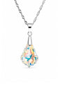 Collar Roma Plata 925 Cristal Swarovski® Aurora Boreal