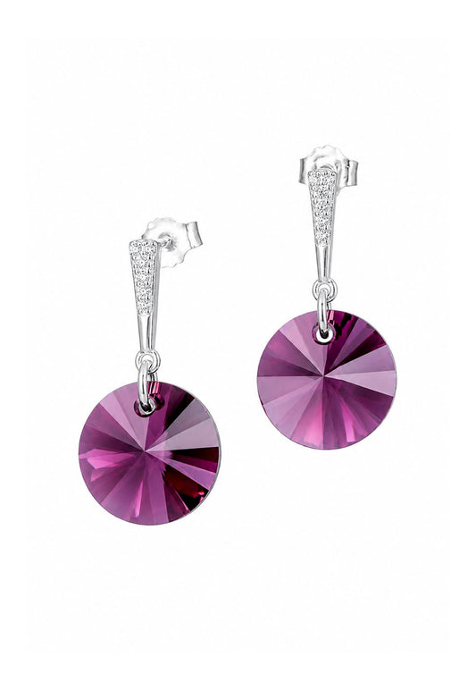 Aros Paris Plata 925 Cristal Swarovski® Amethyst