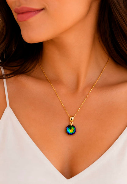 Collar Bali Gold 24K Cristal Swarovski® Vitral Medium