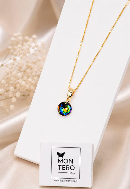 Collar Bali Gold 24K Cristal Swarovski® Vitral Medium